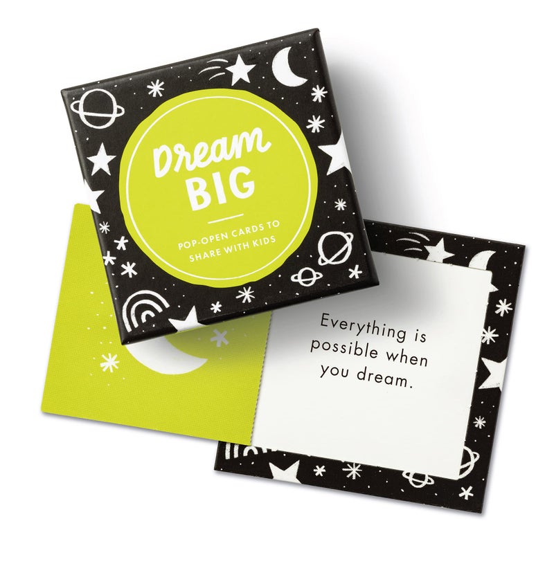 Compendium ThoughtFulls for Kids â€” Dream Big â€” 30 Pop-Open Cards to Share with Kids, Each with a Different Inspiring Message Inside - Image 1